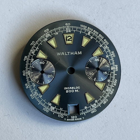 Waltham Chronograph Dial Valjoux 7734
