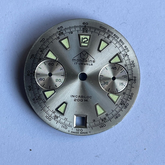 Mondaine Chronograph Dial Valjoux 7734