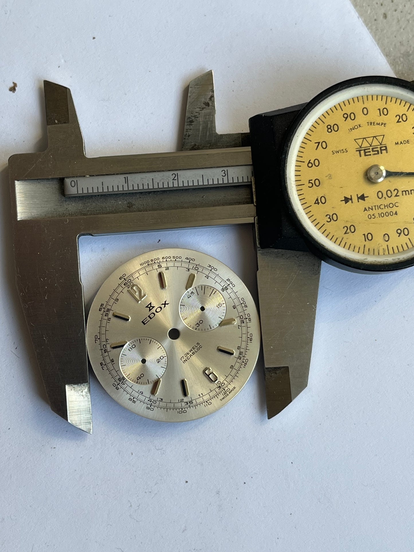 Edox Chronograph Dial Landeron 248