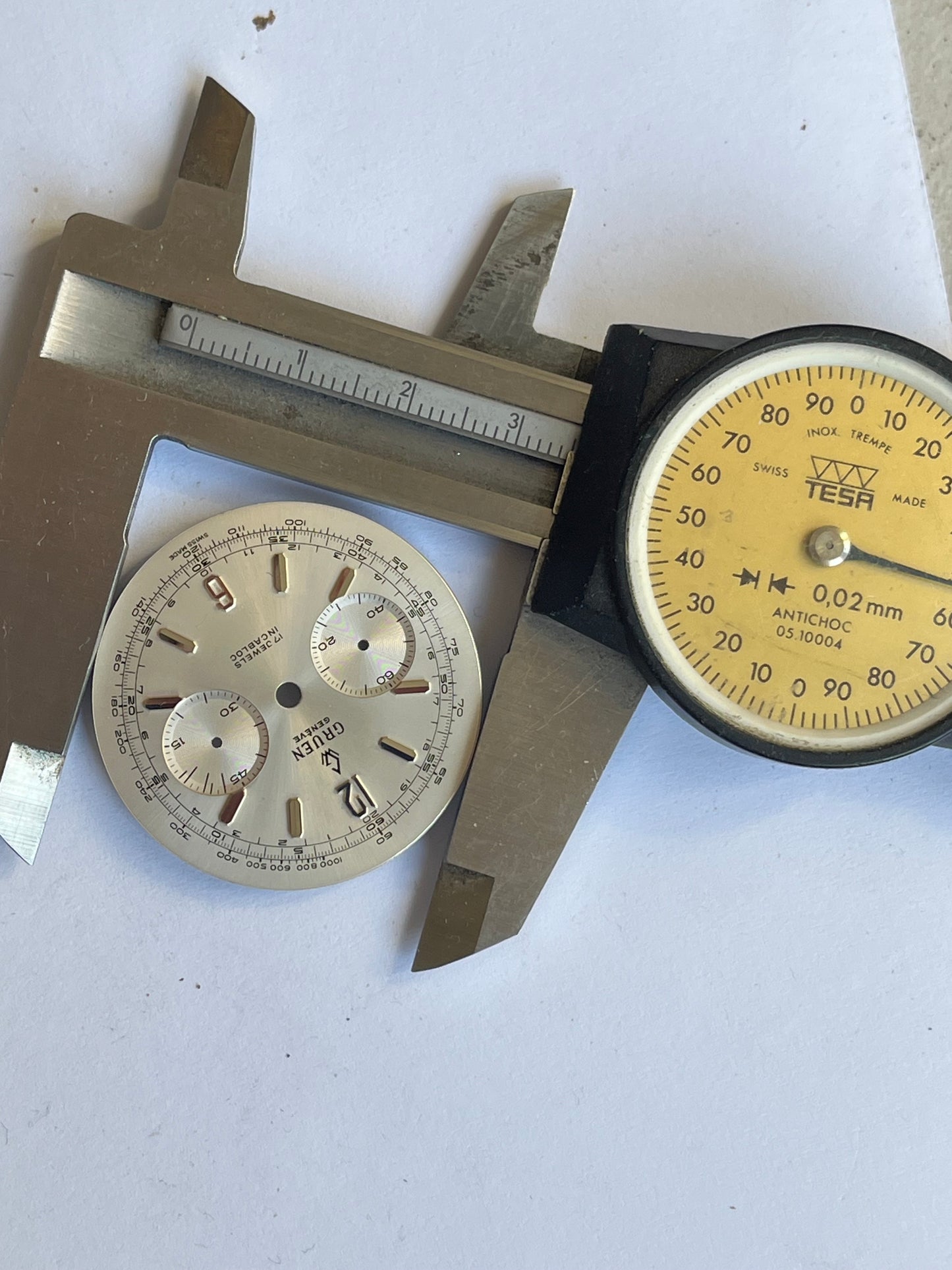 Gruen Chronograph Dial Landeron 248