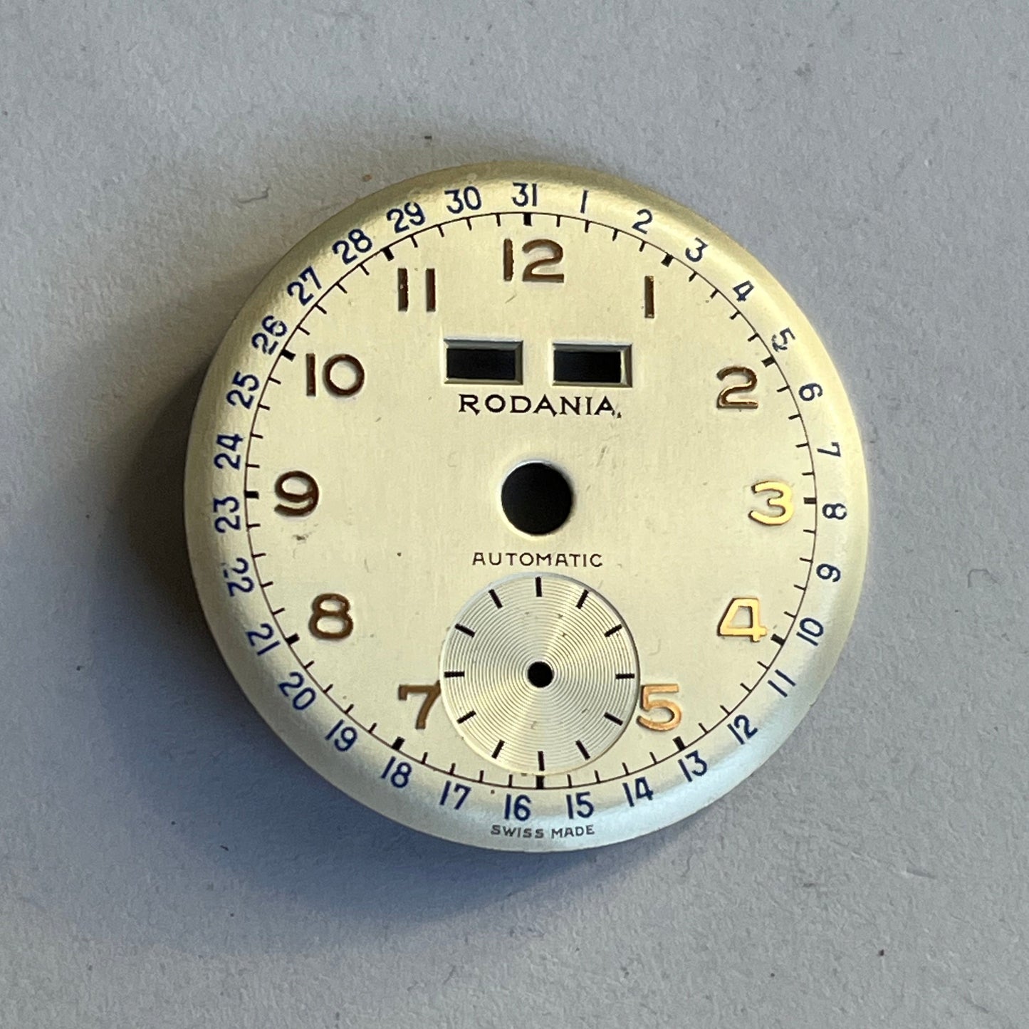 Rodania Triple Date Automatic Dial ø 27.4mm