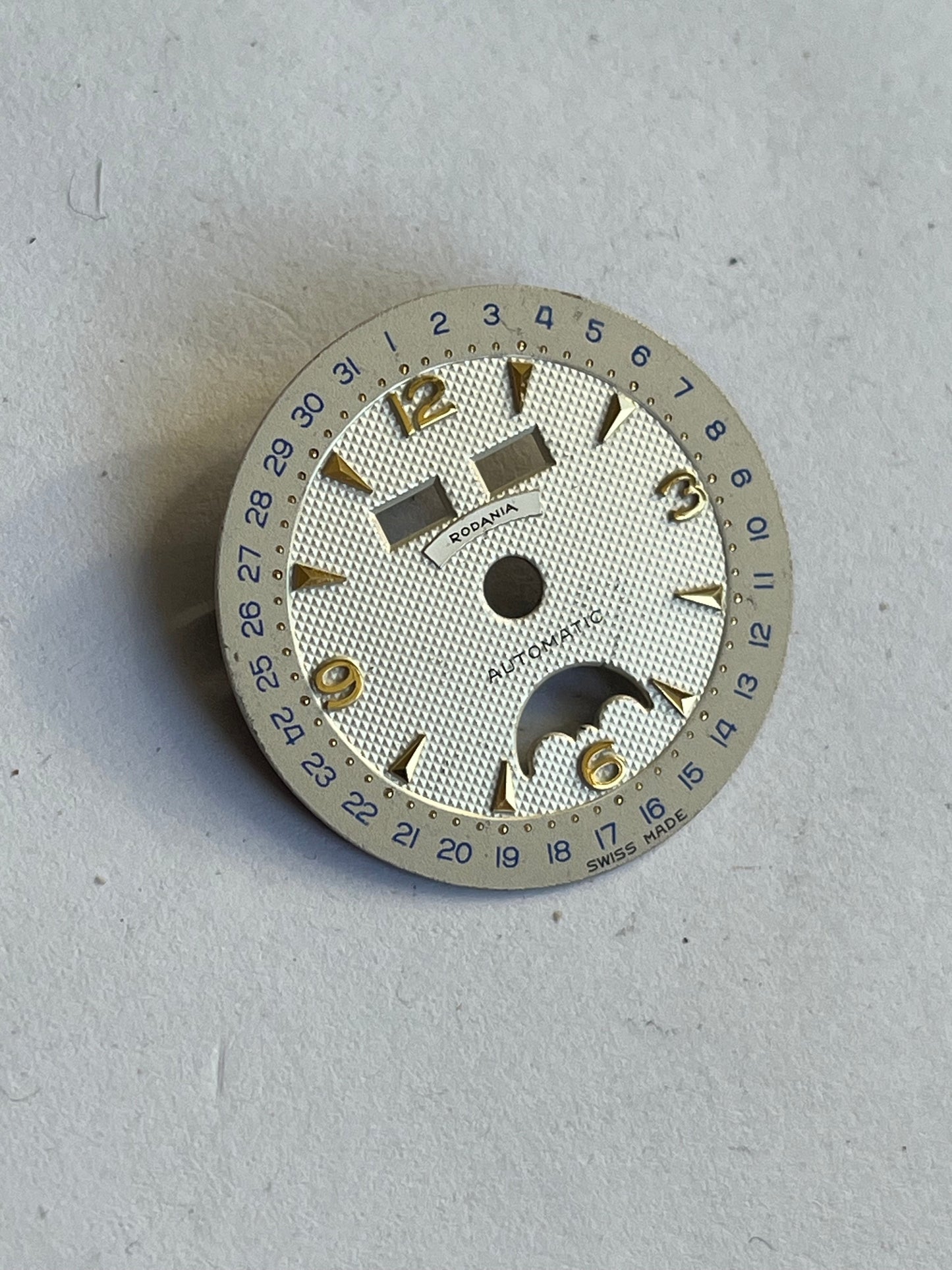 Rodania Automatic Triple Date Moonphase Dial