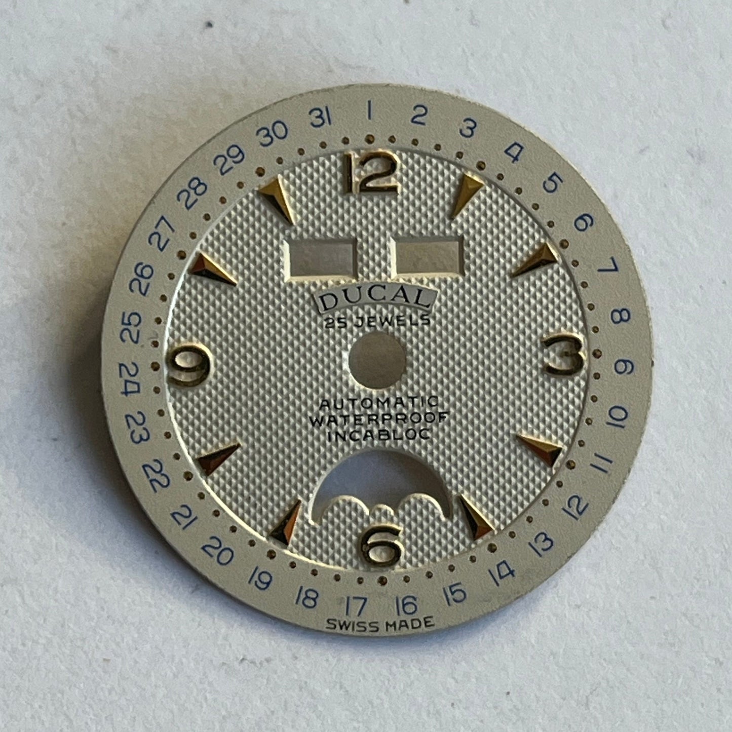 Ducal Triple Date Moonphase Automatic Waterproof Dial ø 26.5mm