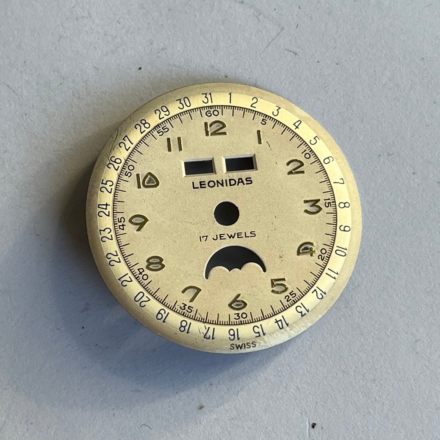 Leonidas Triple Date Moonphase Dial