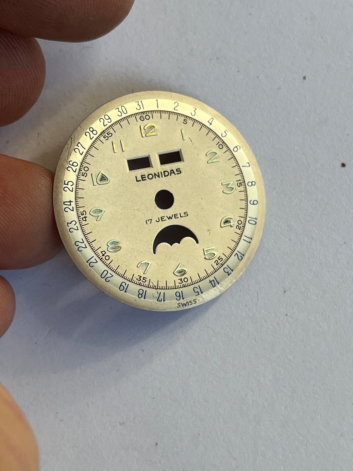 Leonidas Triple Date Moonphase Dial