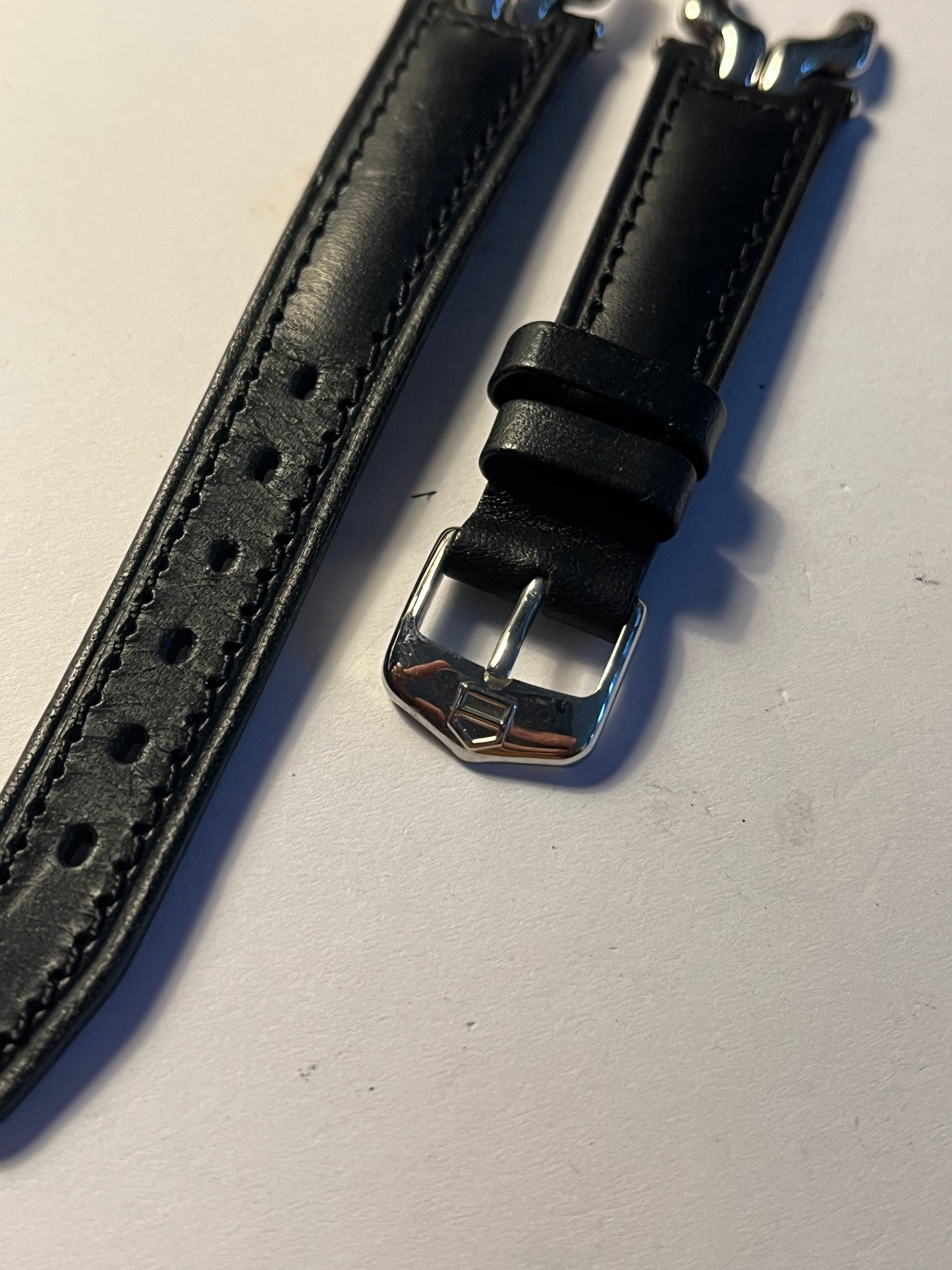 TAG Heuer Leather Strap vintage 1980's