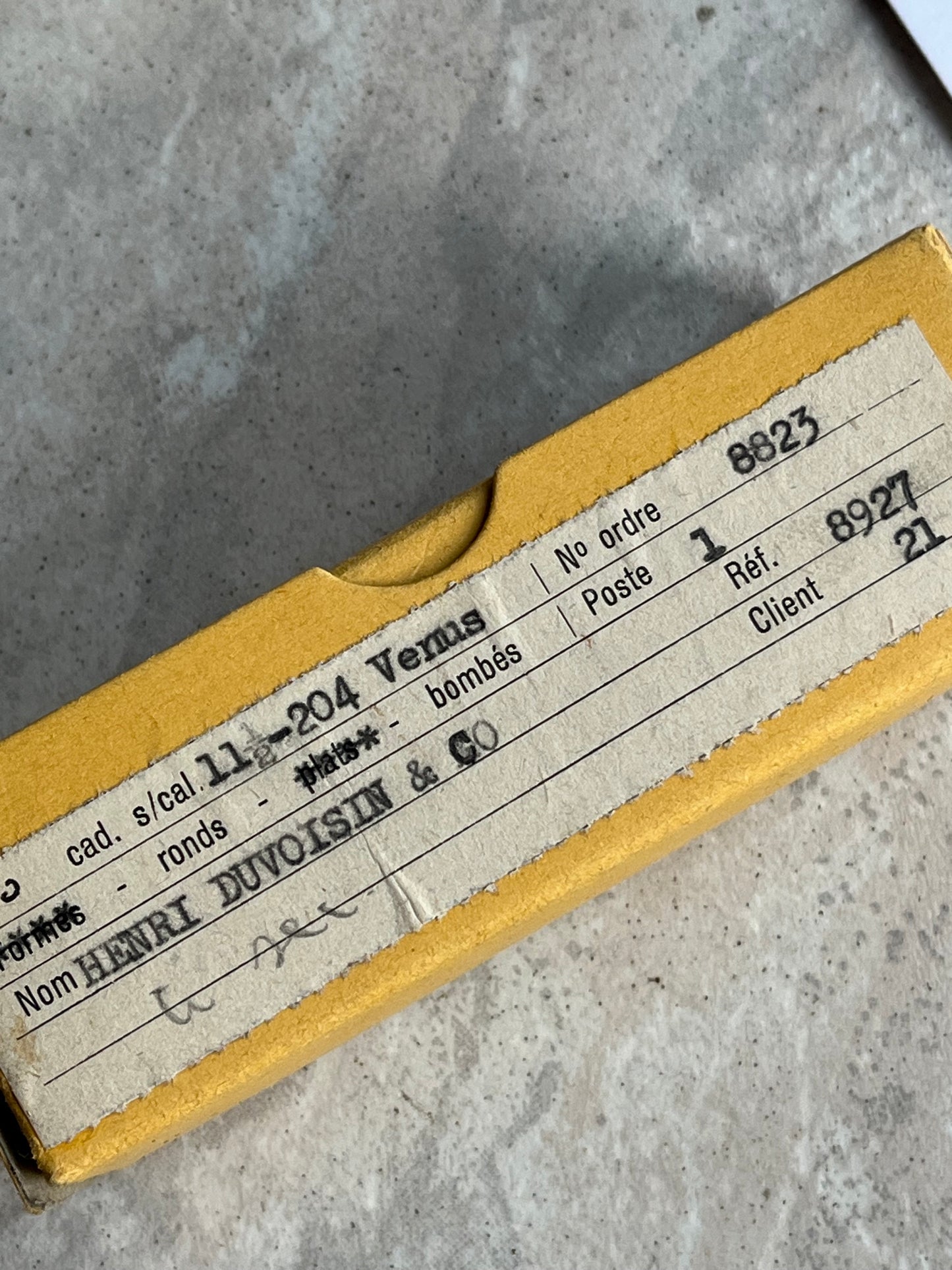 Henri Duvoisin Venus 204 Dial