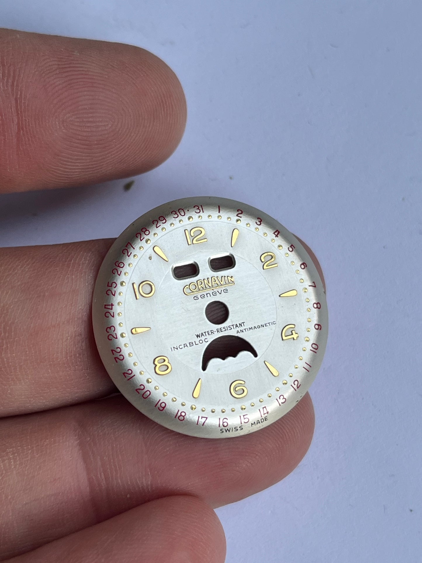 Cornavin Triple Date Moonphase Dial