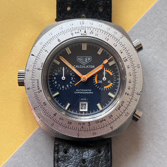 Heuer Calculator 110.633 Chronograph
