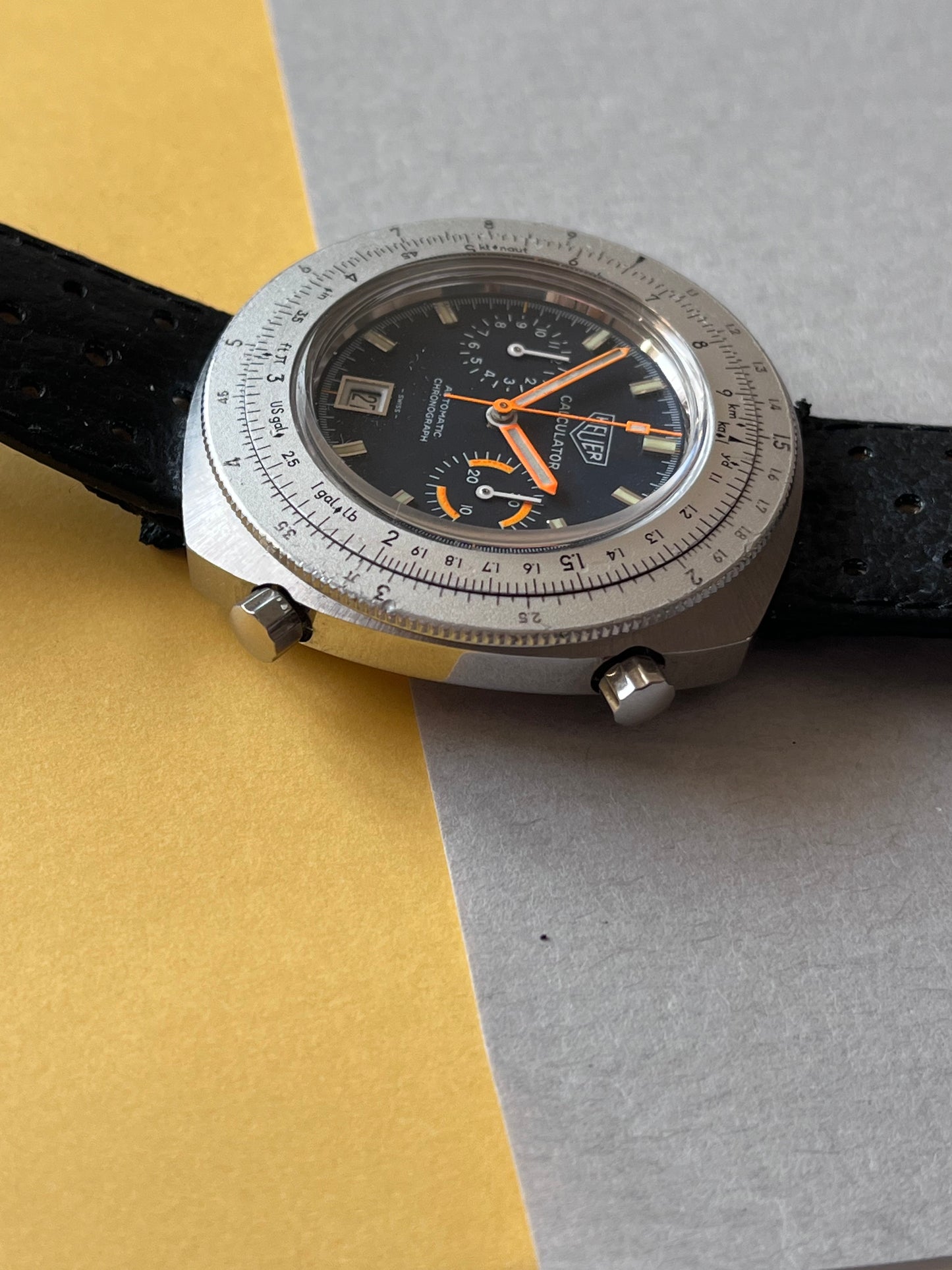 Heuer Calculator 110.633 Chronograph