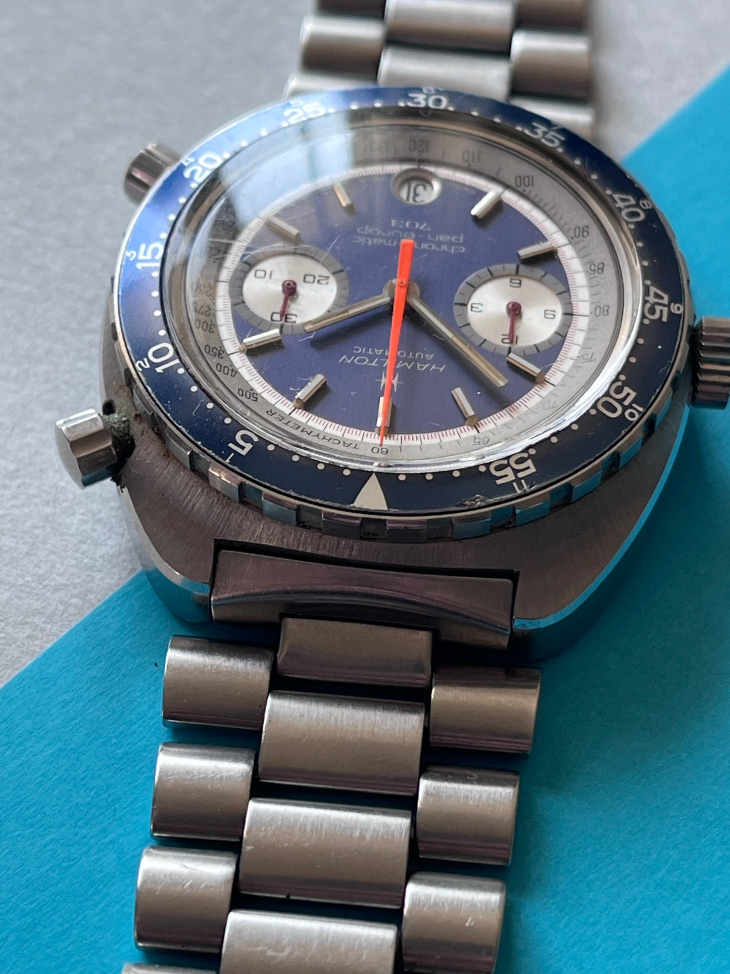 Hamilton Pan-Europ 703 Chrono-Matic Ref 11003-3
