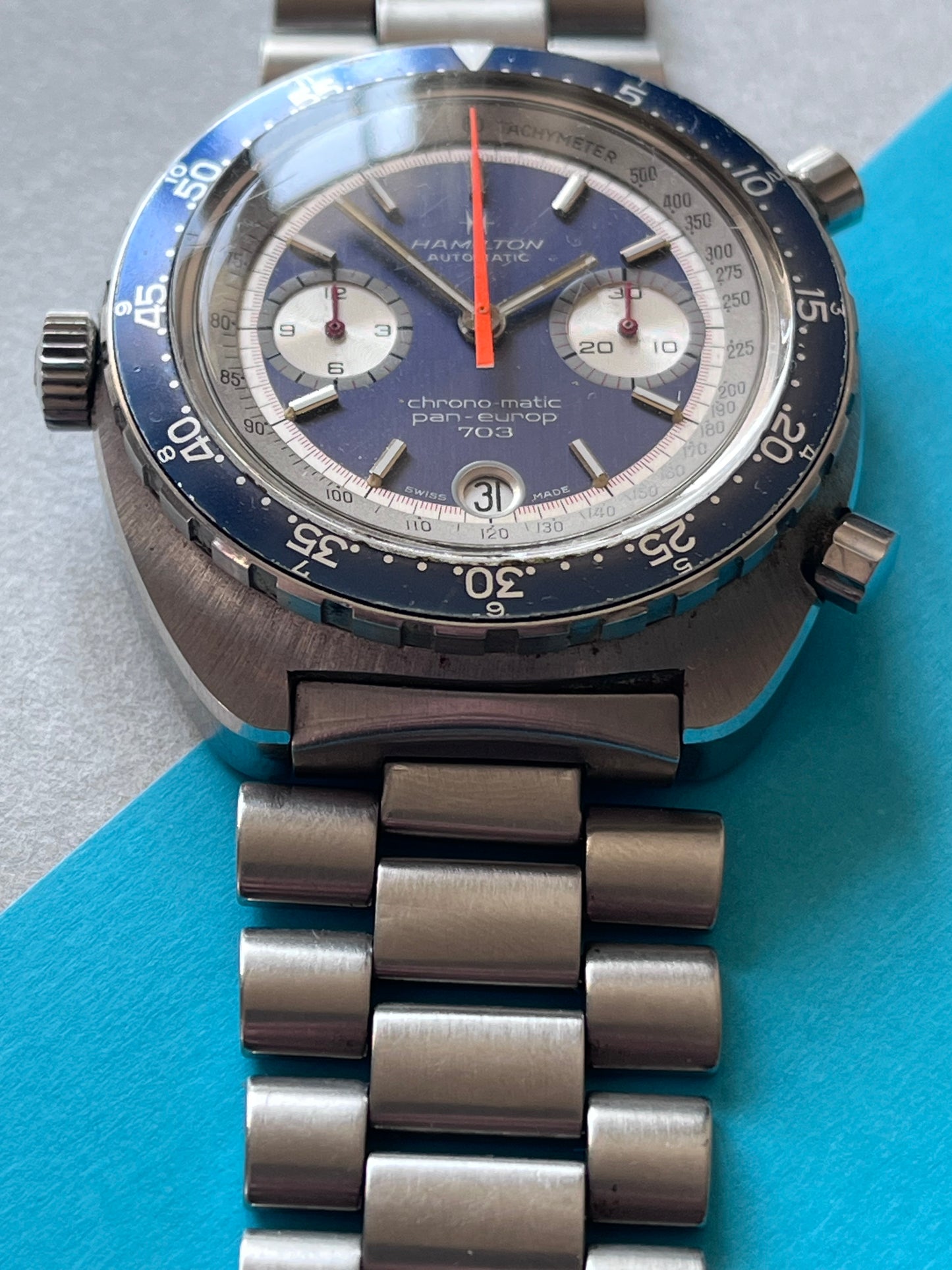 Hamilton Pan-Europ 703 Chrono-Matic Ref 11003-3