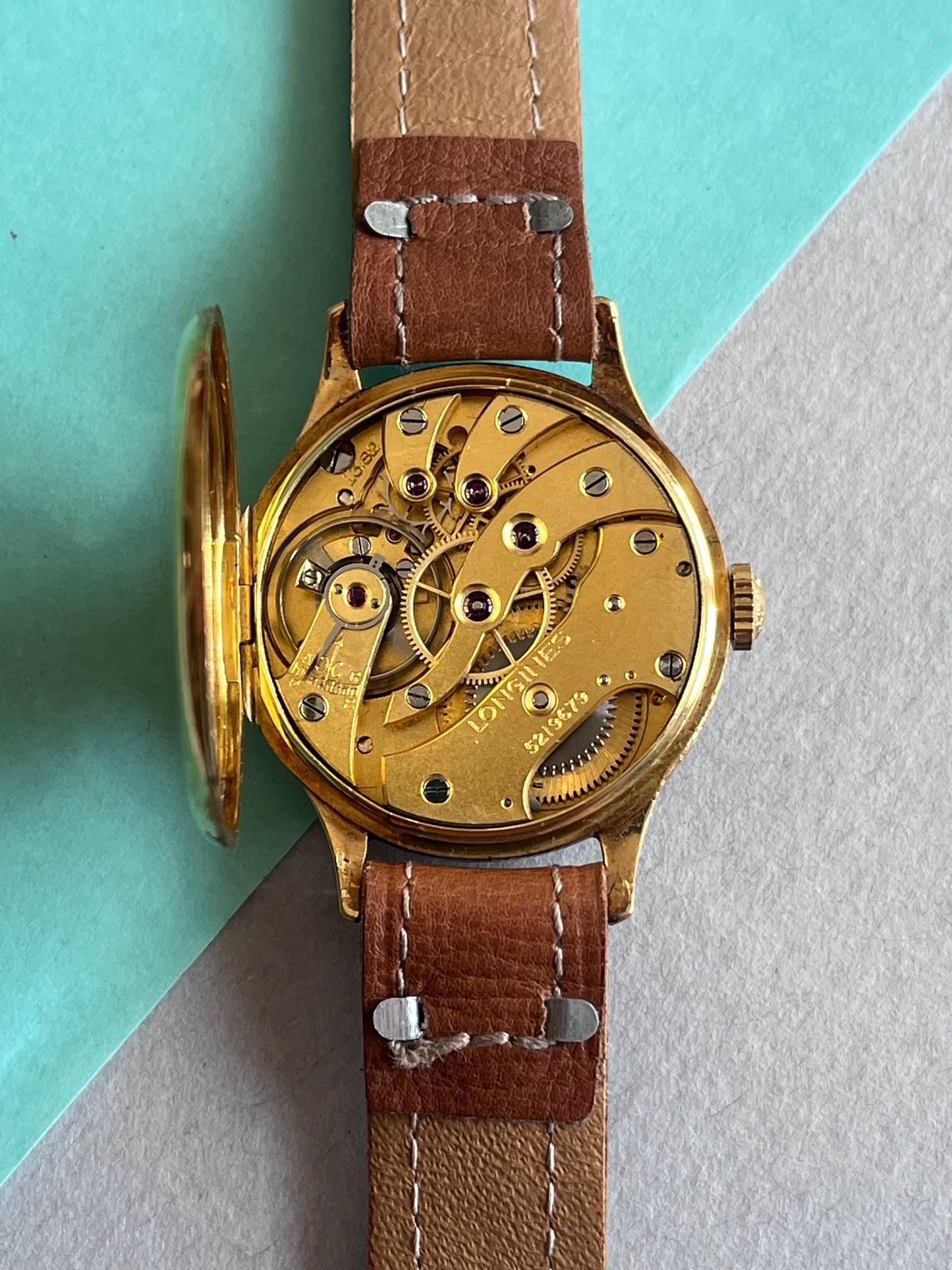 Longines 1940s Gold Watch 18k
