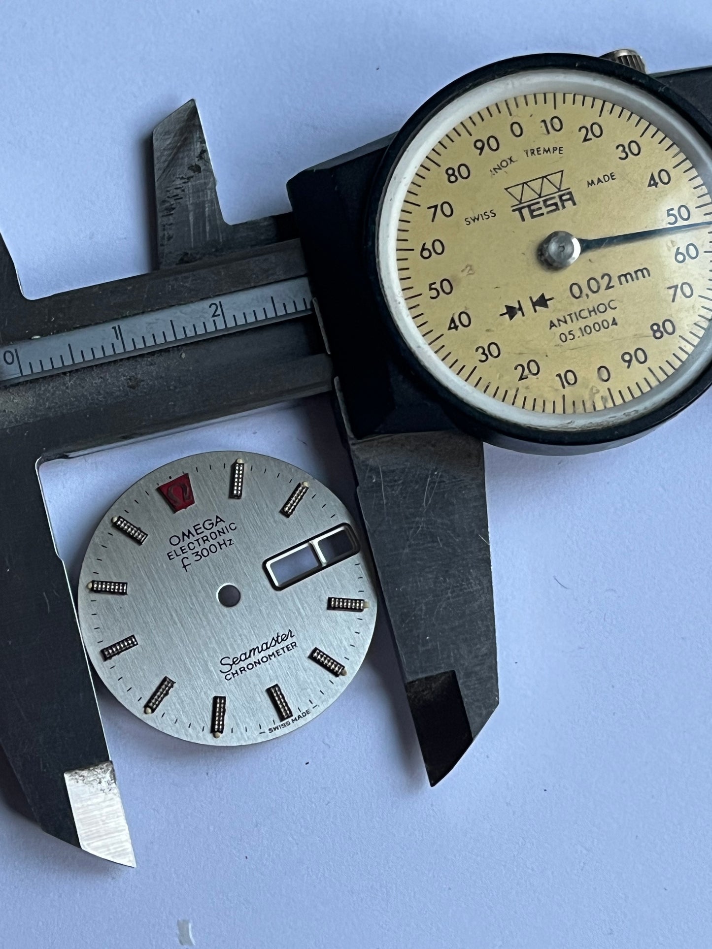 Omega Seamaster Chronometer Electronic f300 Hz Dial