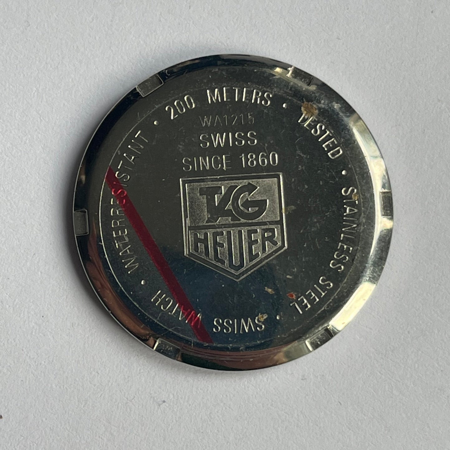 TAG Heuer Formula 1 WA1215 Caseback