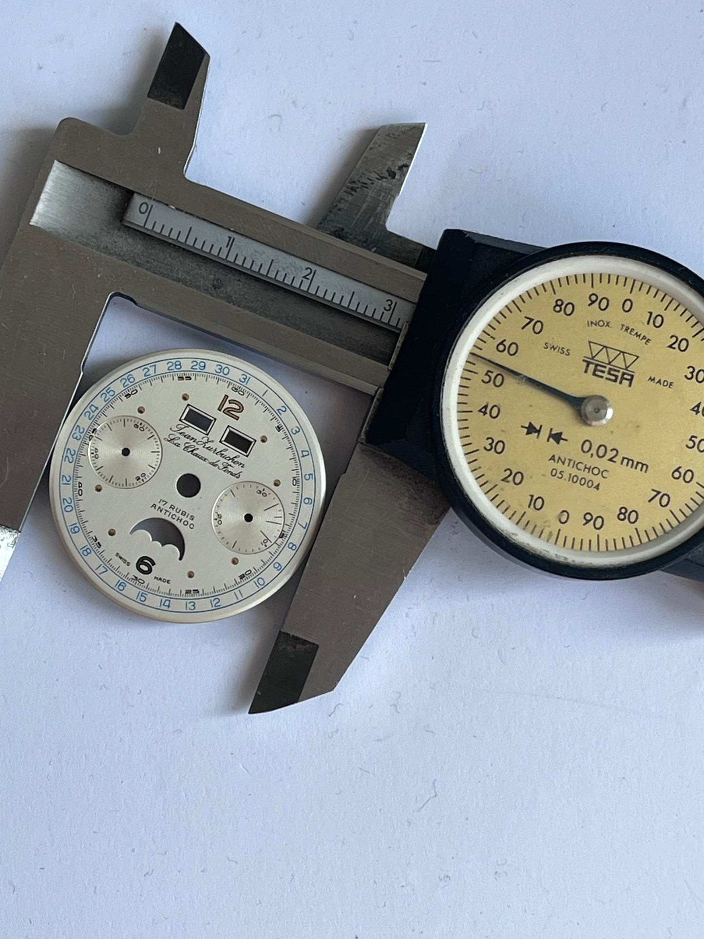 Jean Zurbuchen Venus 200 Chronograph Dial NOS