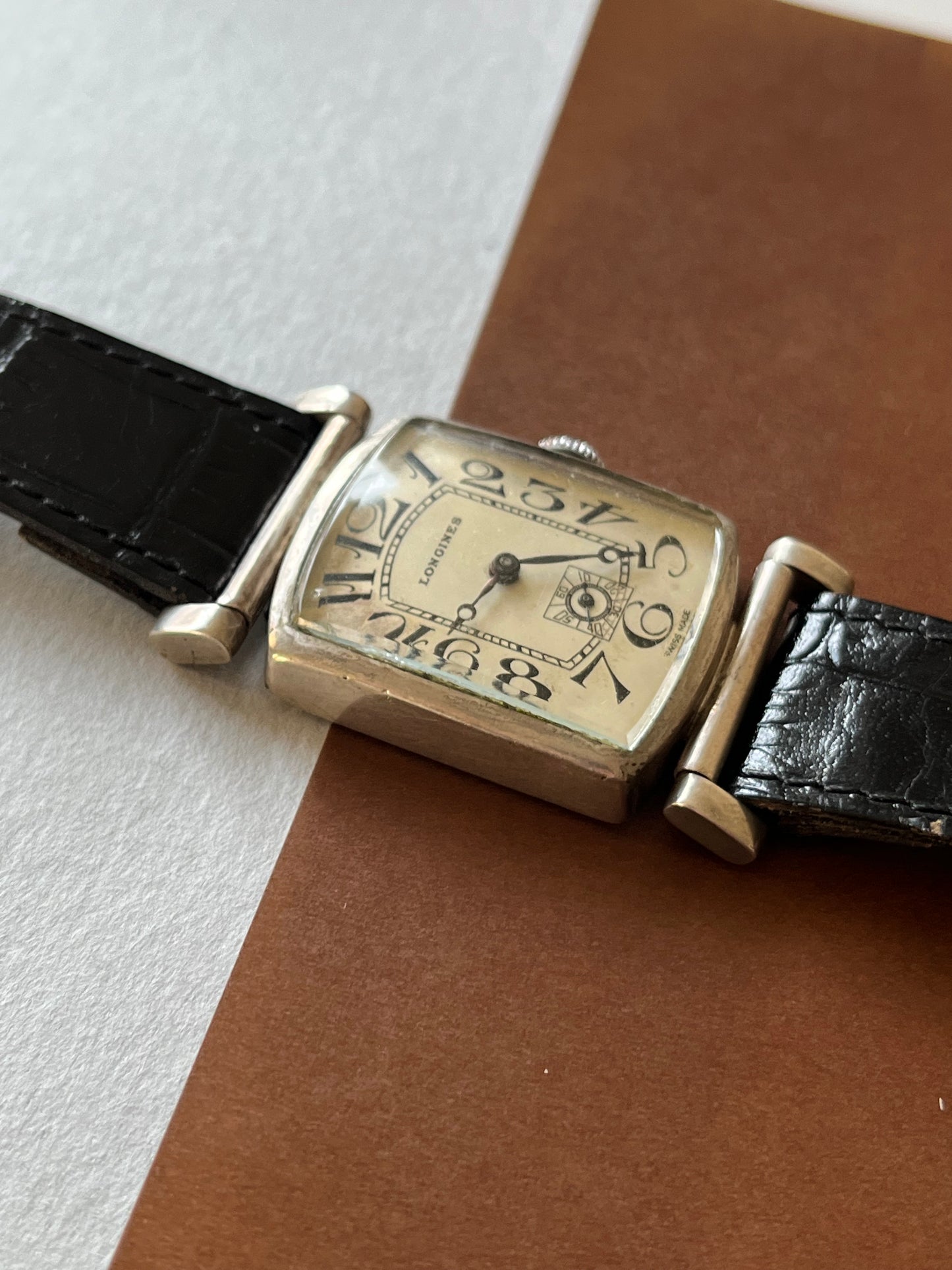 Longines Art Deco from 1932 (with Extract of Archive)