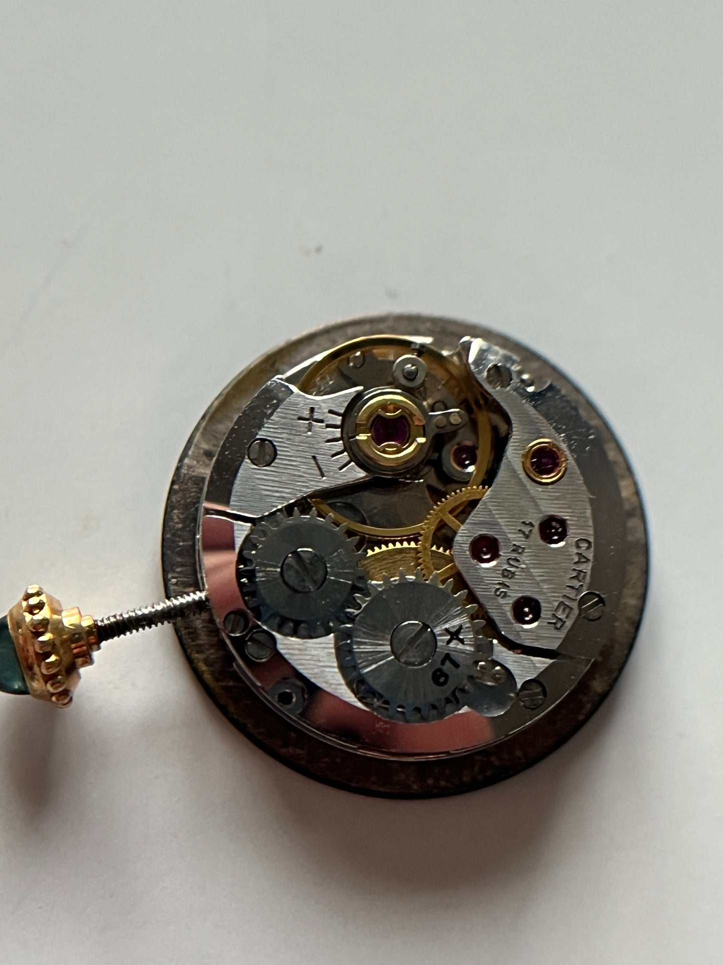 Cartier Cal 67X Onyx SWISS Dial ø 18mm