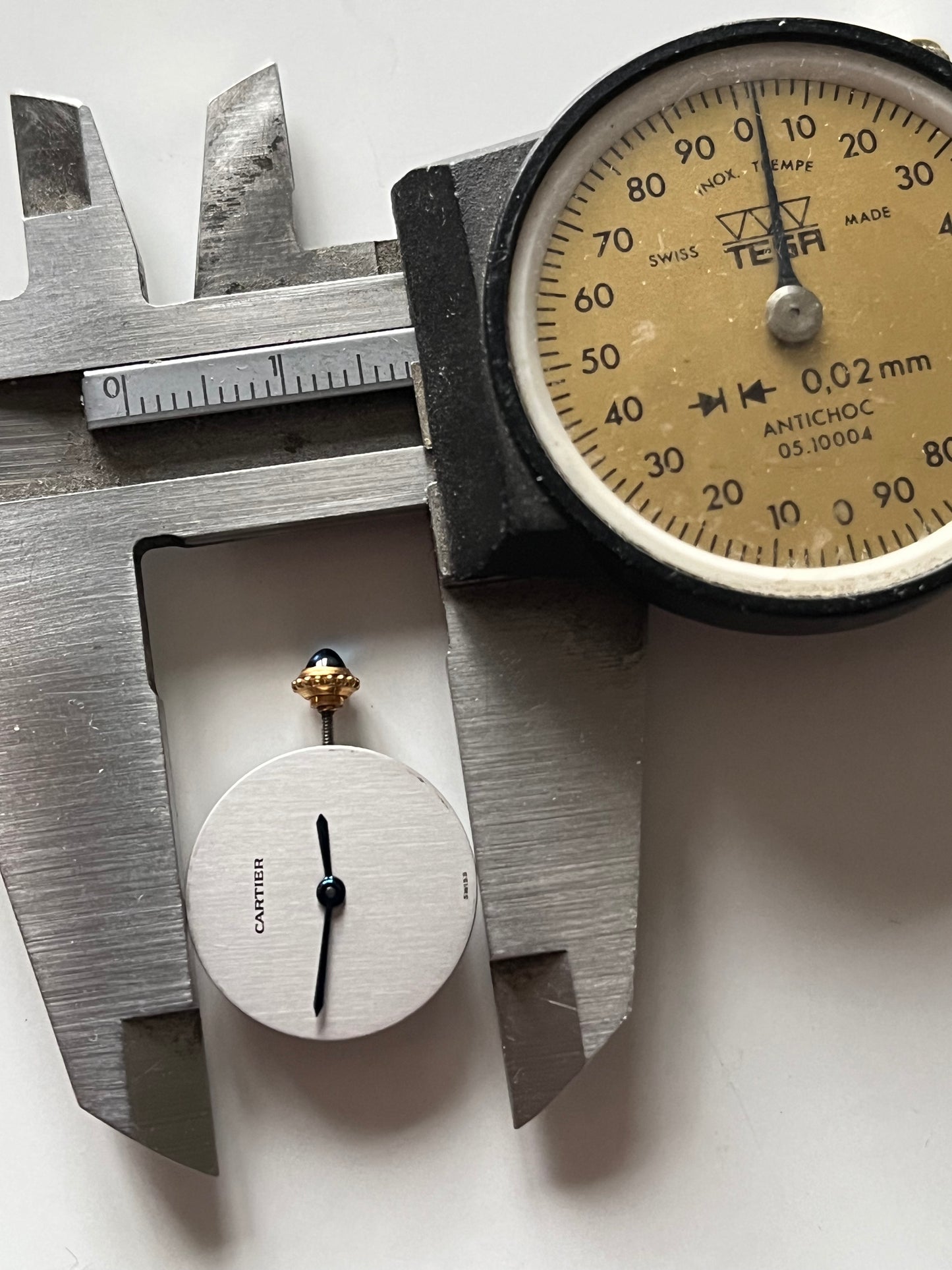 Cartier Cal 67X grey SWISS Dial ø 18mm