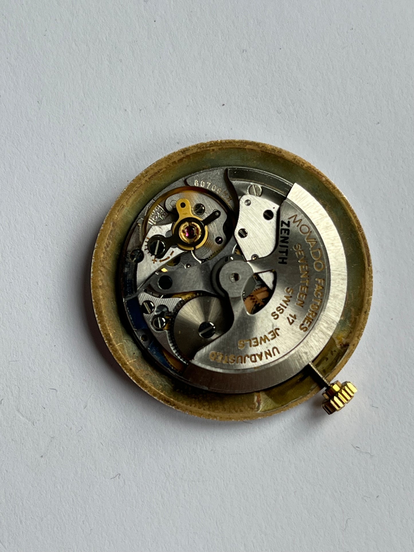Zenith 2542 PC Movement & Dial