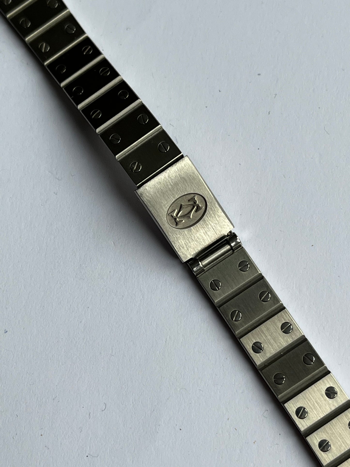 Cartier Santos Vendome Steel Bracelet 12mm NOS