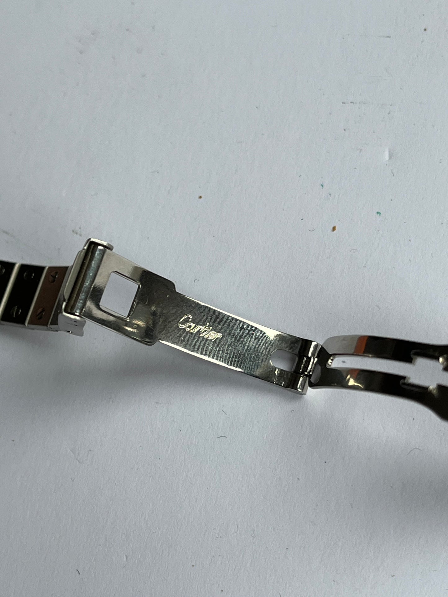 Cartier Santos Vendome Steel Bracelet 12mm NOS