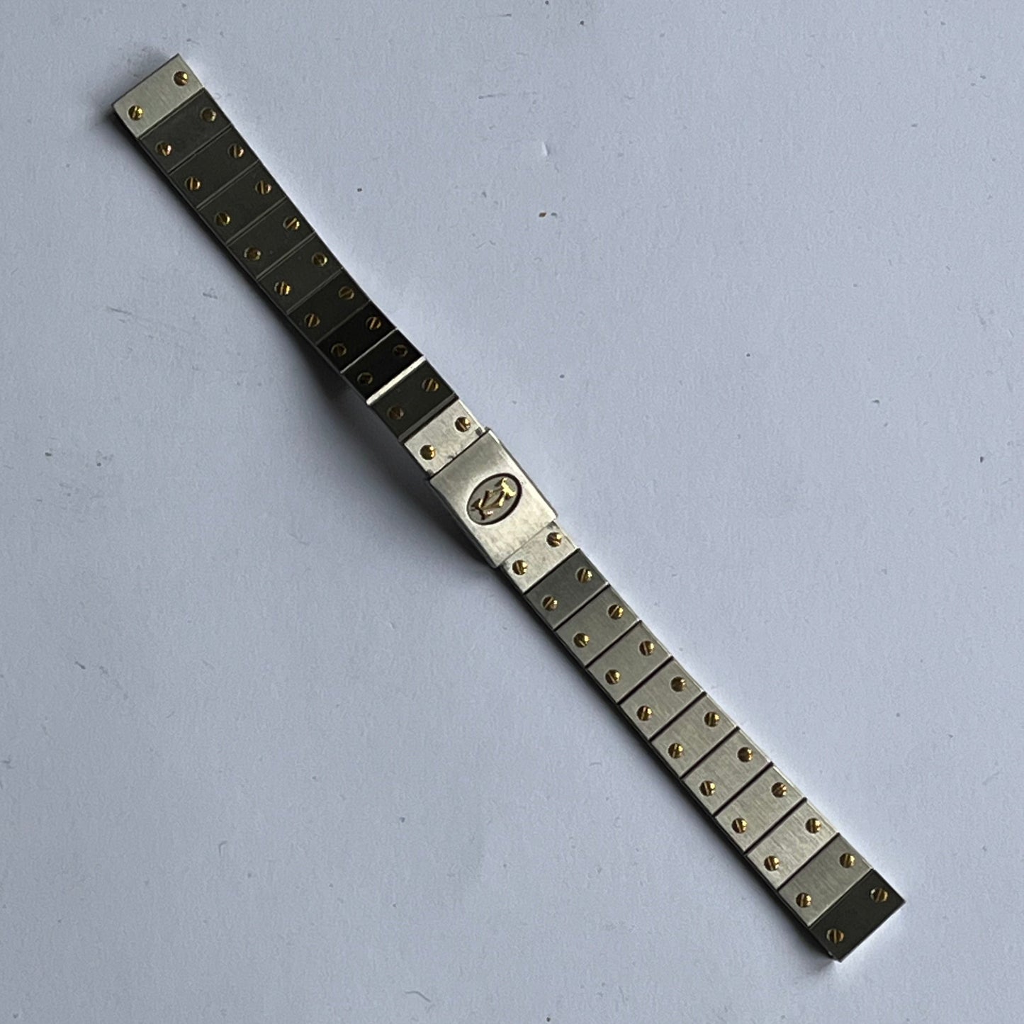 Cartier Santos Steel Bracelet Bicolor 12mm NOS