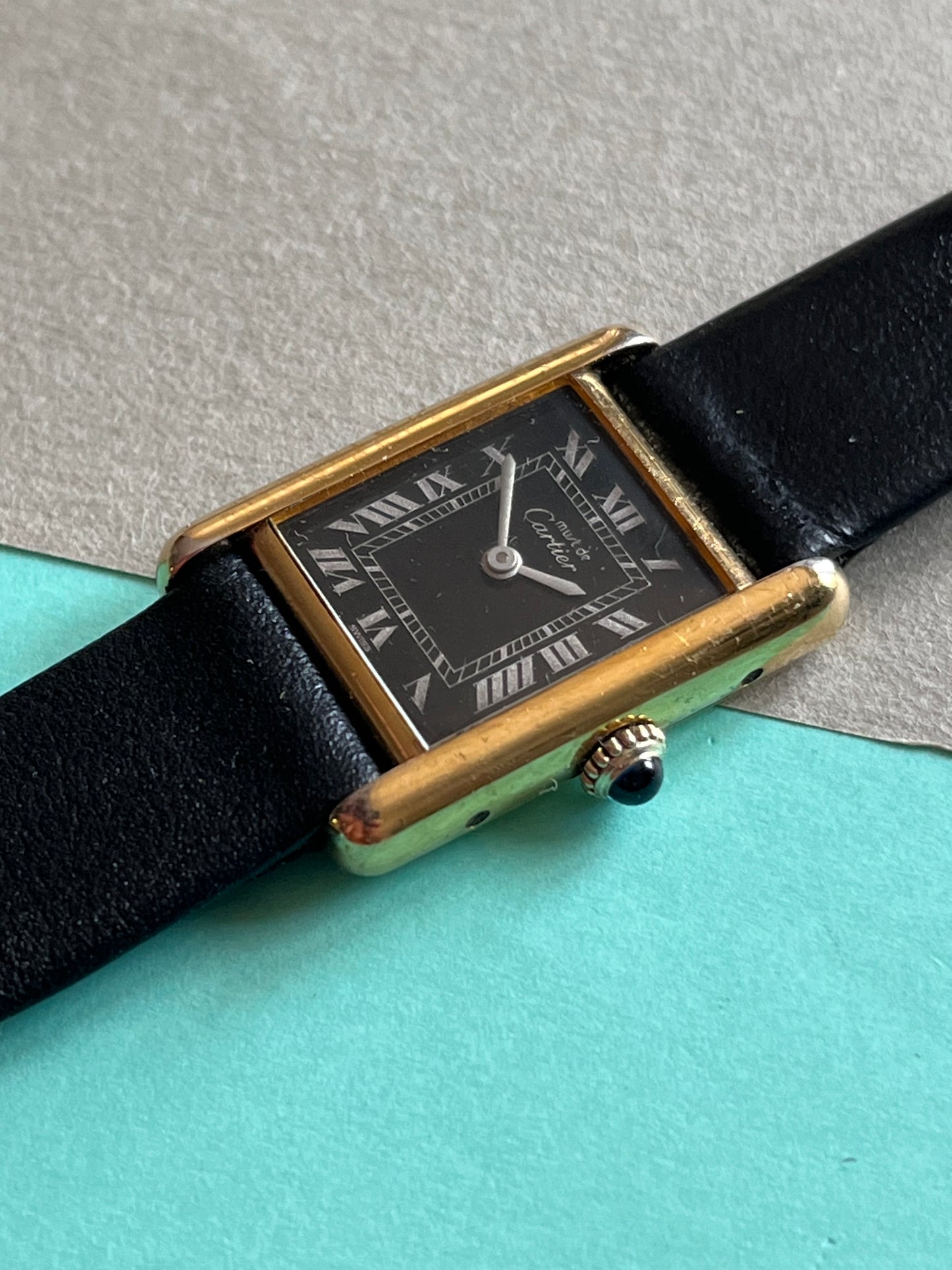 must de Cartier Tank Vermeil Mechanical