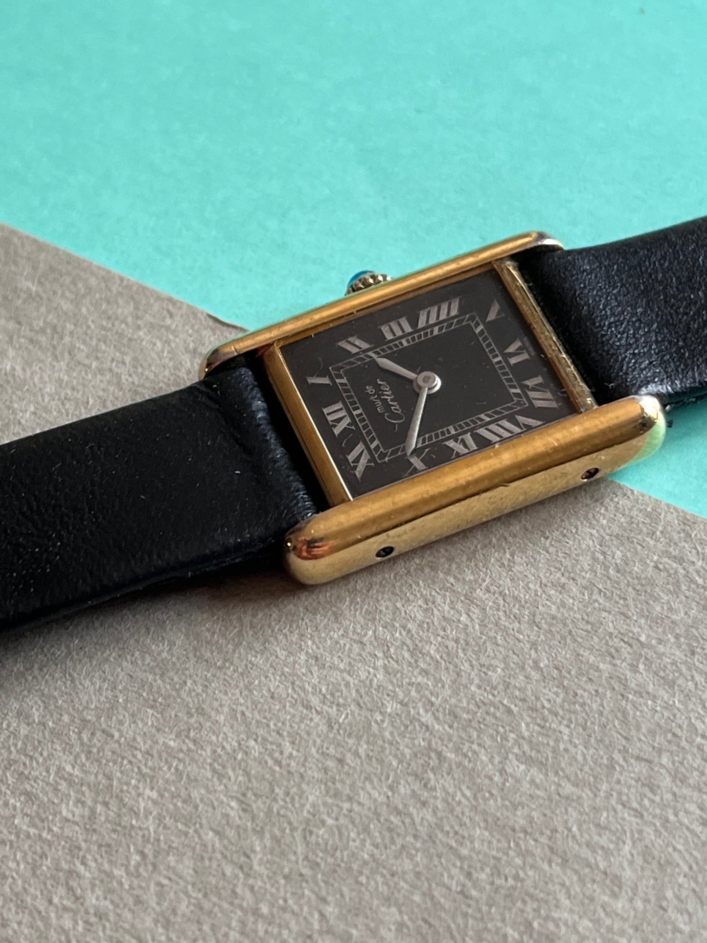 must de Cartier Tank Vermeil Mechanical