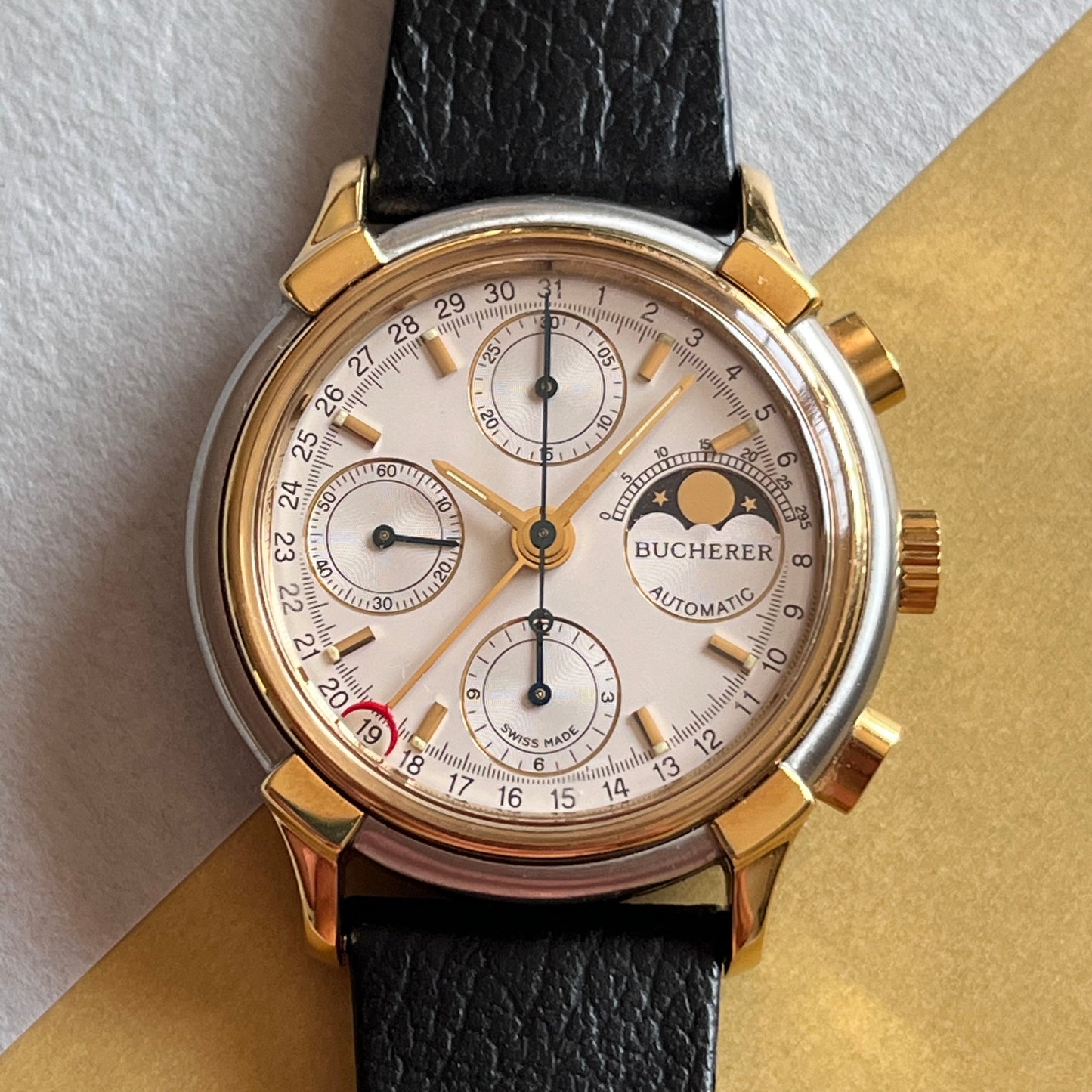 Bucherer Moonphase Automatic Chronograph NOS