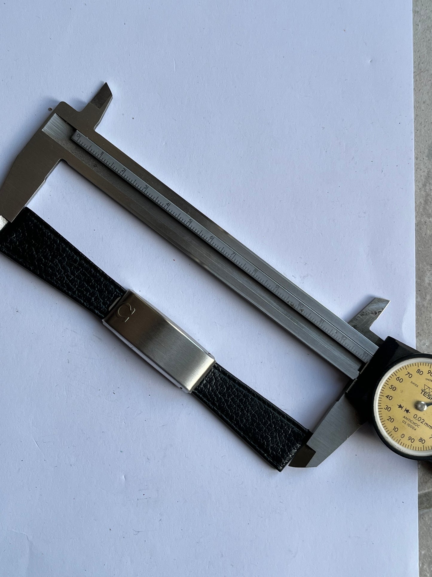 Omega Leather Strap 18mm with Clasp N°27