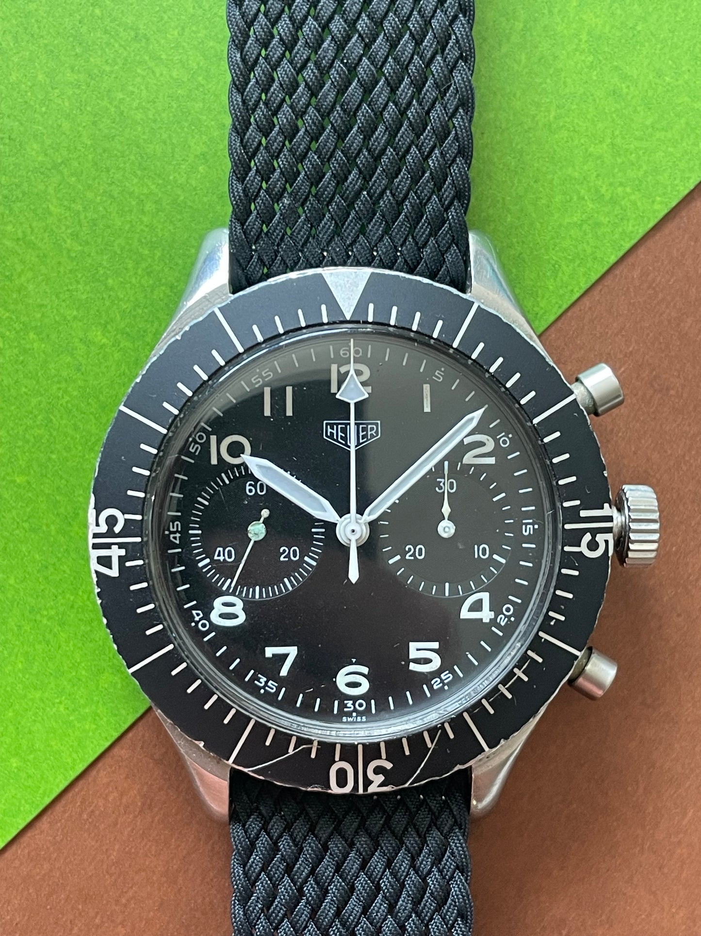 Heuer Bundeswehr Chronograph 1550 SG