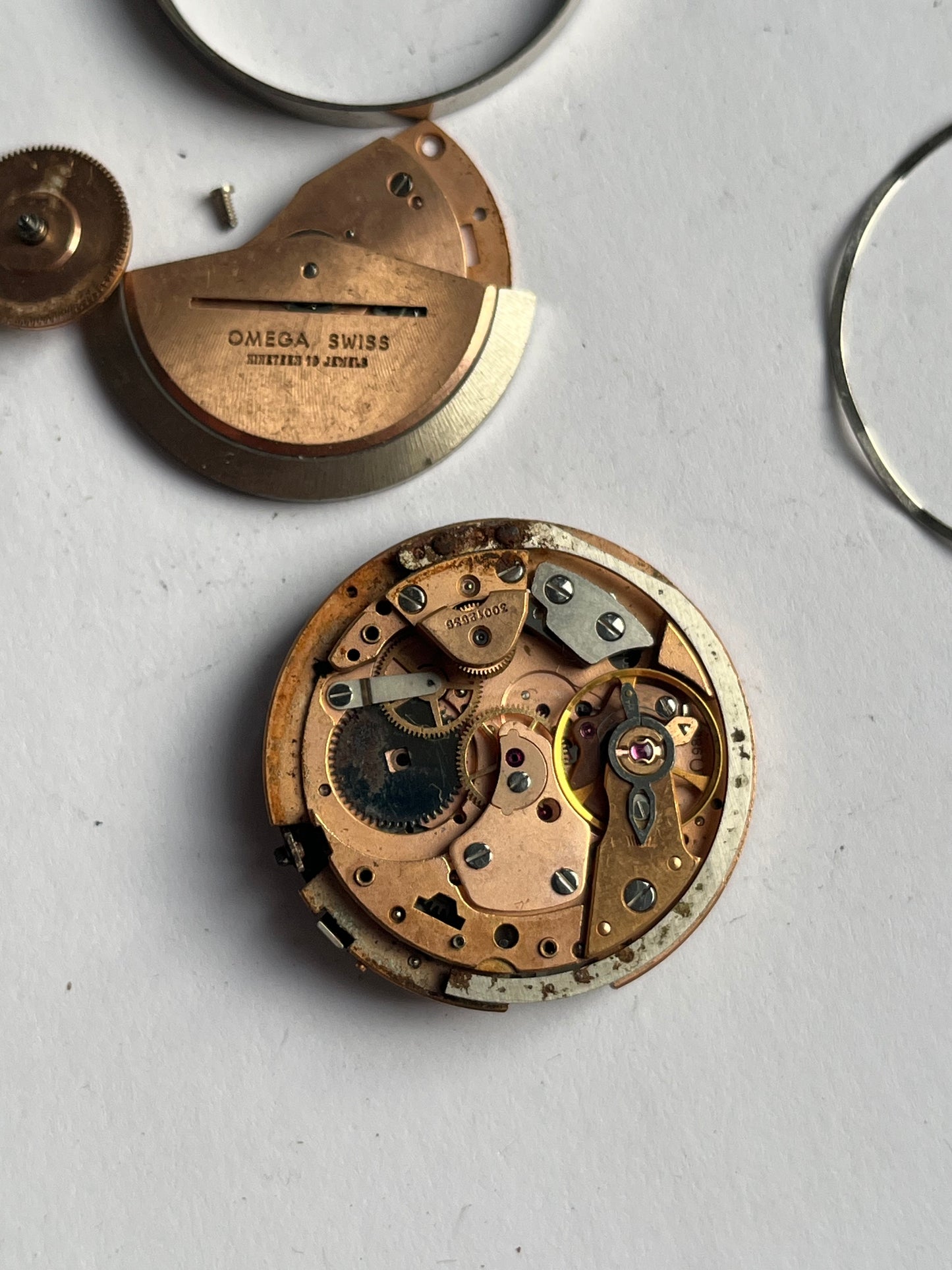 Omega Memomatic Cal 980 Movement for Parts