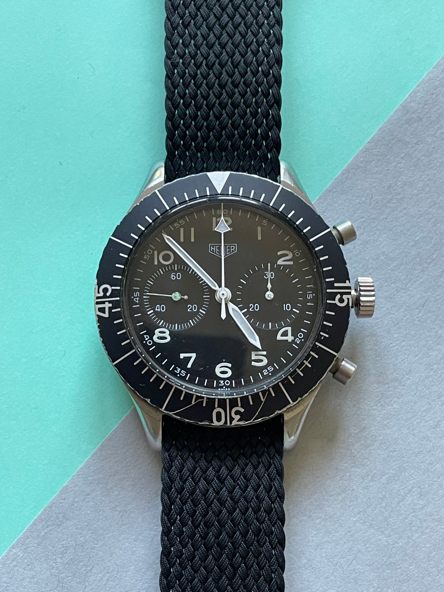 Heuer Bundeswehr Chronograph 1550 SG