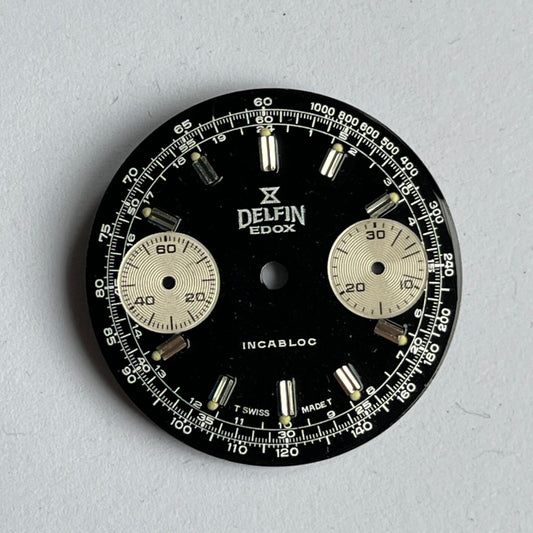 Edox Delfin Valjoux 7733 Dial