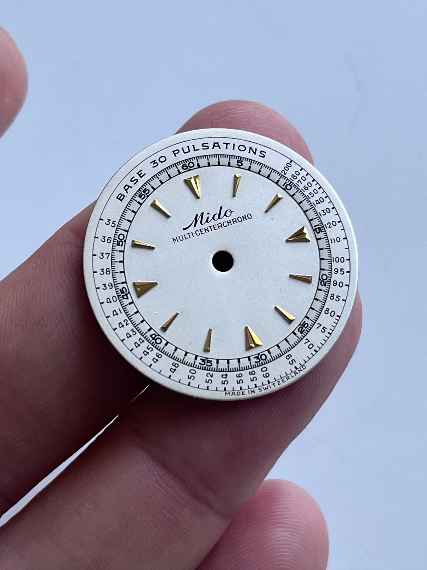 Mido Multi-Centerchrono Pulsations Dial NOS