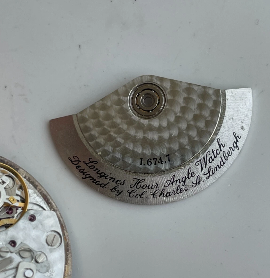 NOS Longines 674.7 Chronograph Movement & Dial