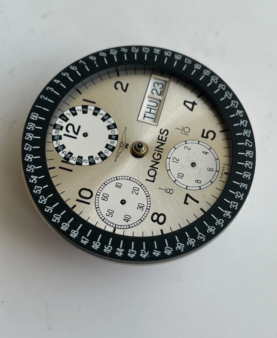 NOS Longines 674.7 Chronograph Movement & Dial