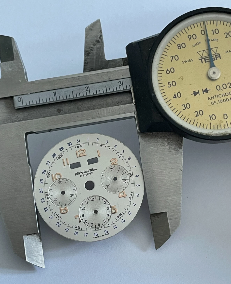 NOS Raymond Weil Valjoux 72c Dial