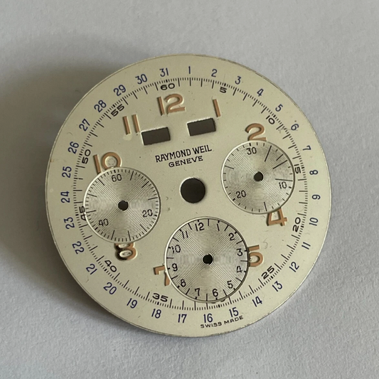 NOS Raymond Weil Valjoux 72c Dial