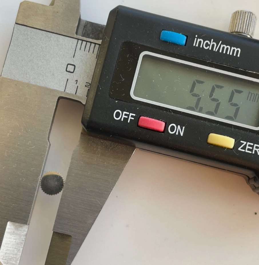 NOS "Patent Brevet" Crown Steel ø 5.55mm