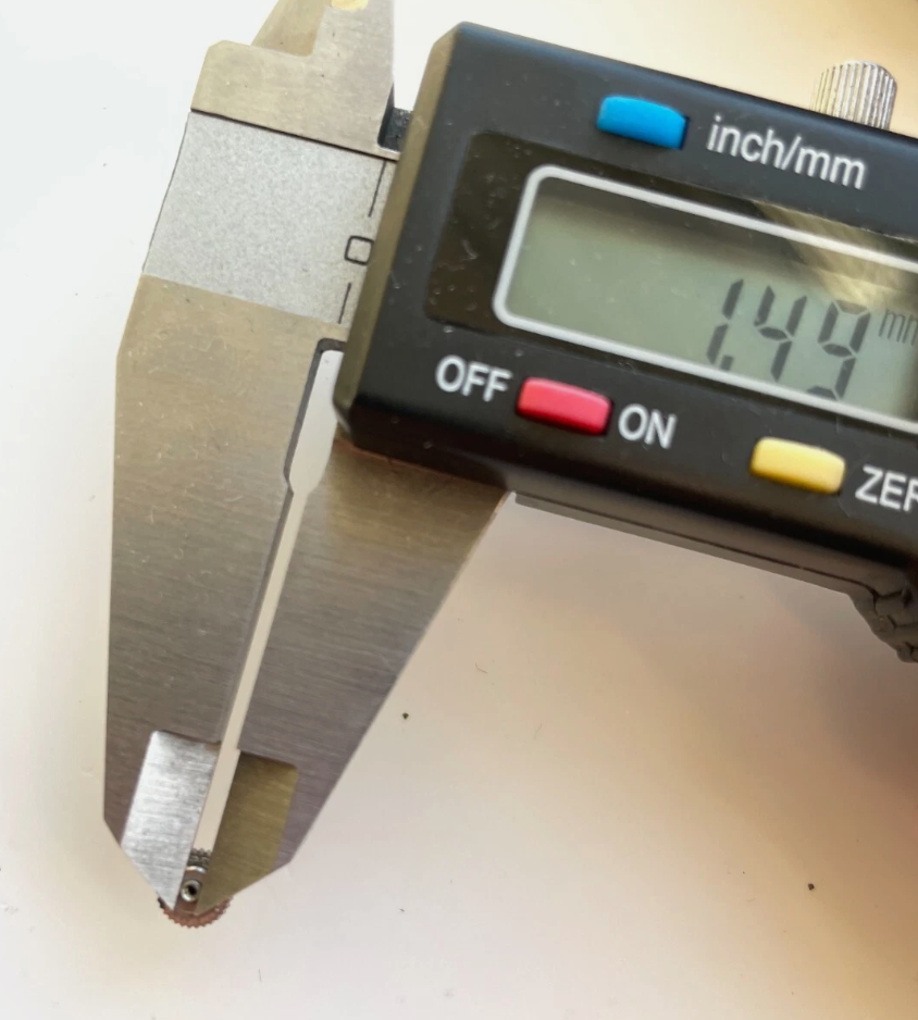 NOS "Patent Brevet" Crown Steel ø 5.55mm