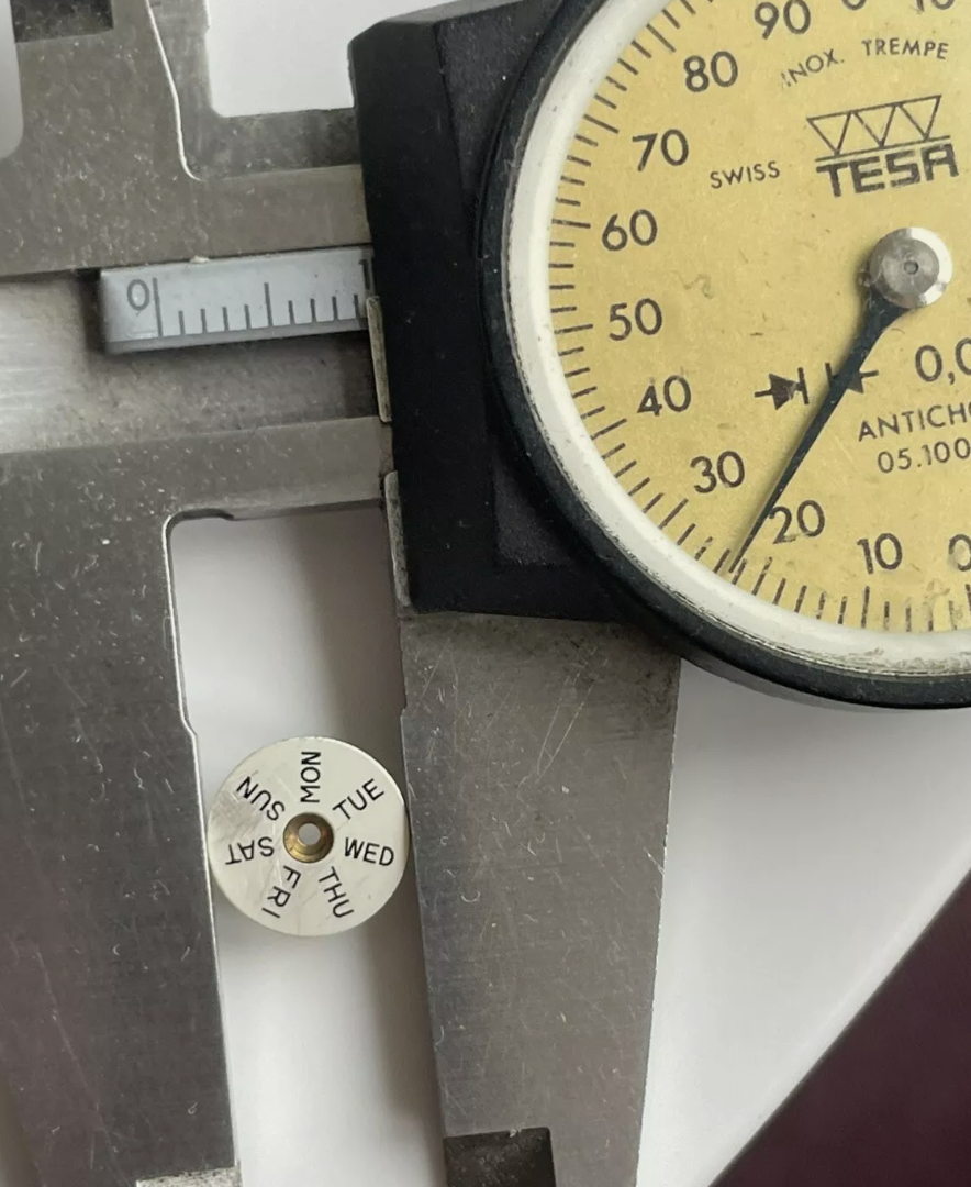 Valjoux 72c / 88 Day Disc English