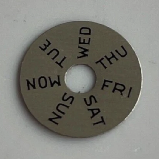 NOS Valjoux 89 Day Disc (english)