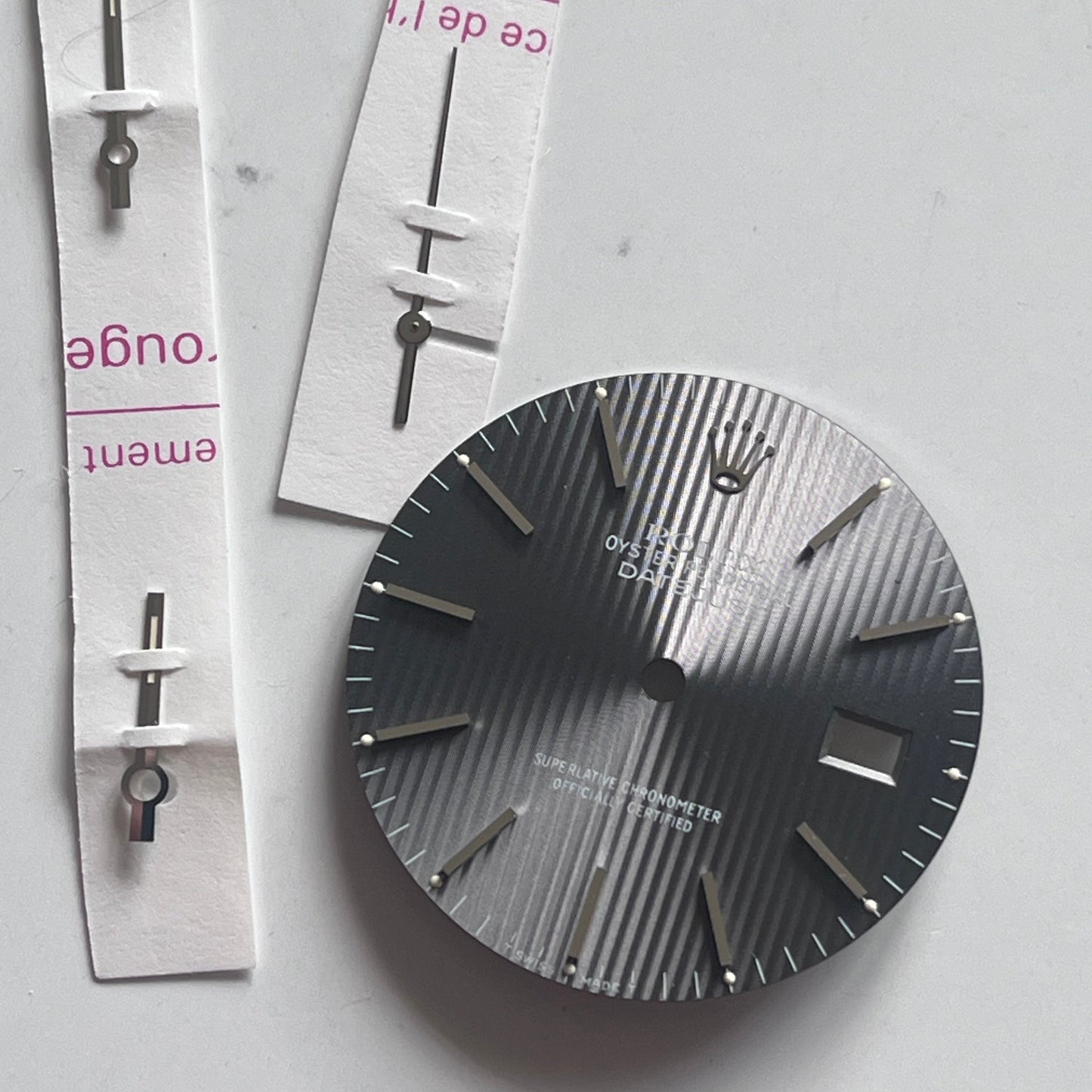 NOS Rolex Oyster Perpetual Datejust Tapestry Dial & Hands