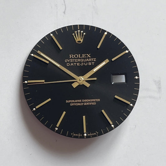 NOS Rolex Oysterquartz Datejust Dial & Hands