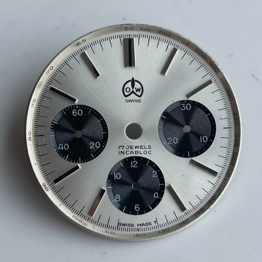 Ollech & Wajs Valjoux 72 dial