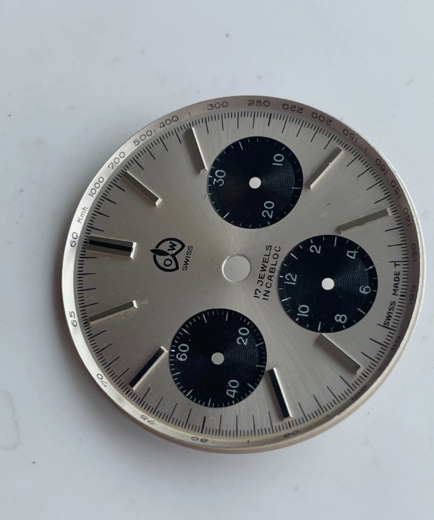 Ollech & Wajs Valjoux 72 dial