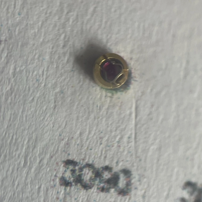 Omega 1045 (1347) Lemania 5100 (3090) Upper Shock Setting Complete