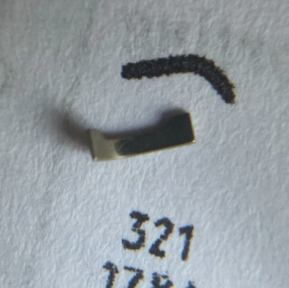 Omega 321 - 1784 operating Lever for Hour Hammer